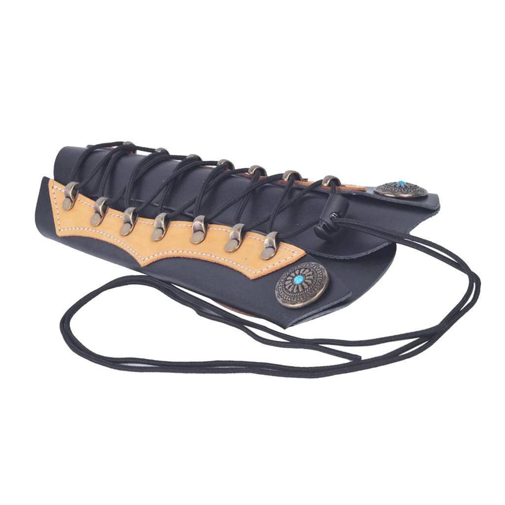 Adjustable Archery Arm Guard Protector Armband Safe Strap Bracer Hunting