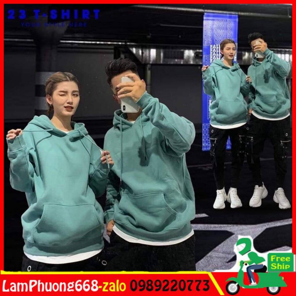 Áo Khoac Hoodie Trơn Xanh Ngọc