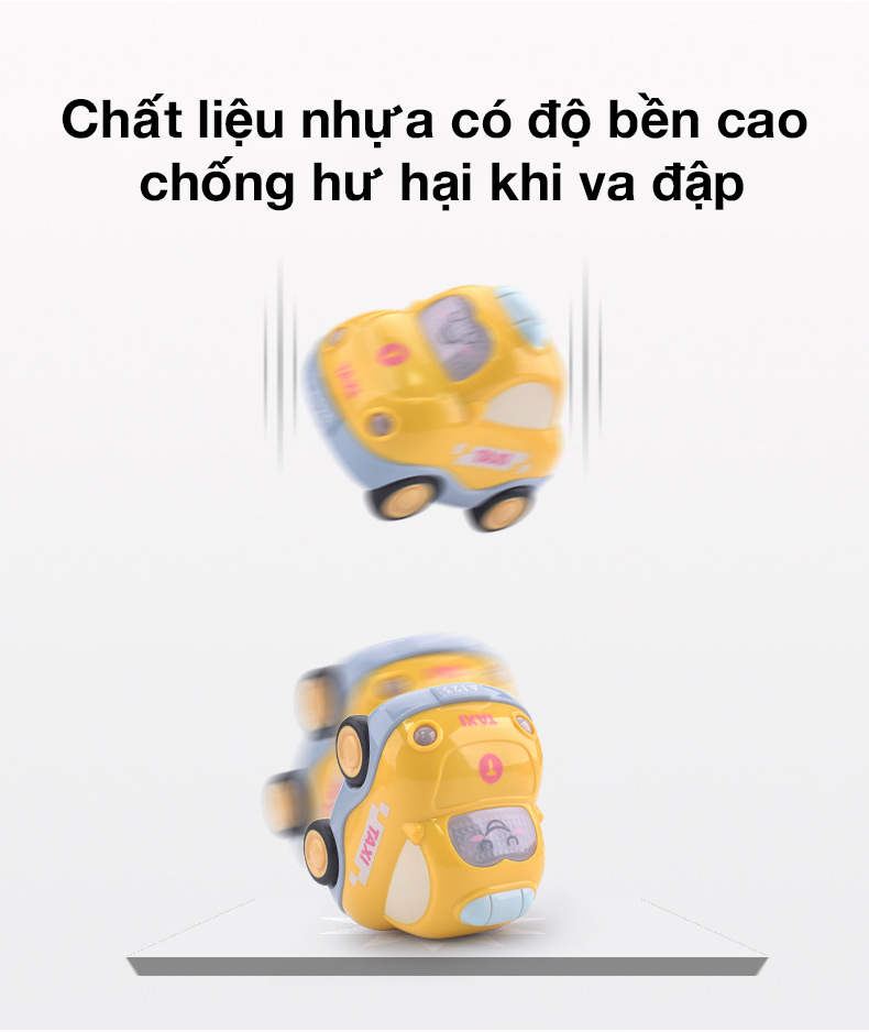 Đồ chơi xe cảnh sát nhiều màu và cứu thương trắng NO. 8807 có nhạc và đèn chạy bánh đà vui nhộn