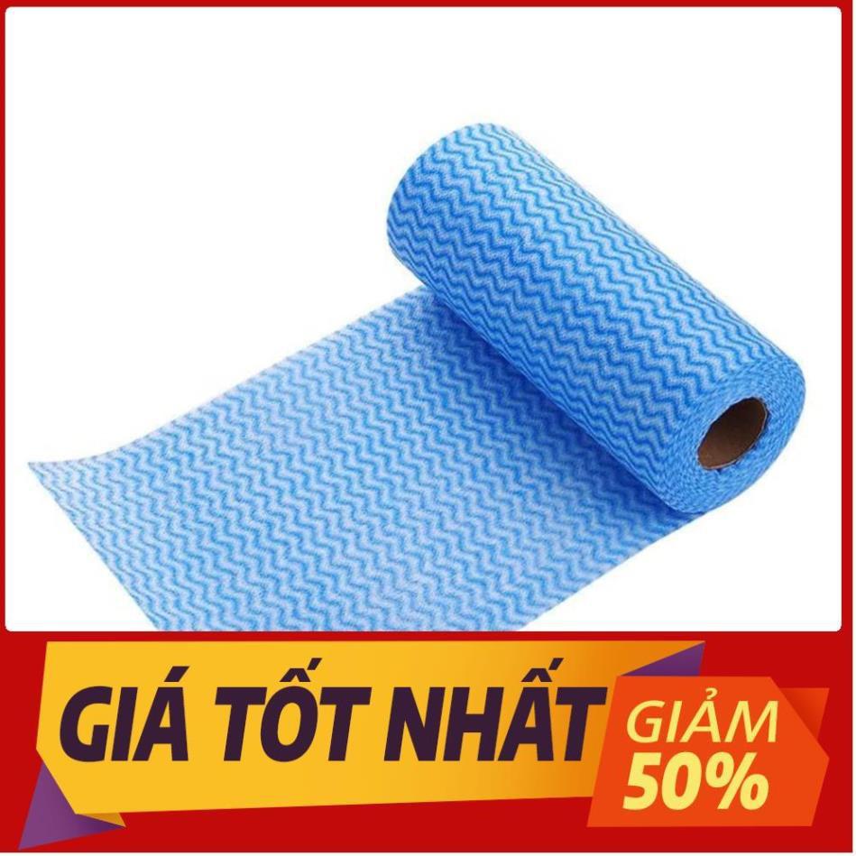 Khăn giấy lau đa năng bằng vải khô không dệt cho phòng nhà bếp tay giầy siêu sạch tiện dụng 50 tờ