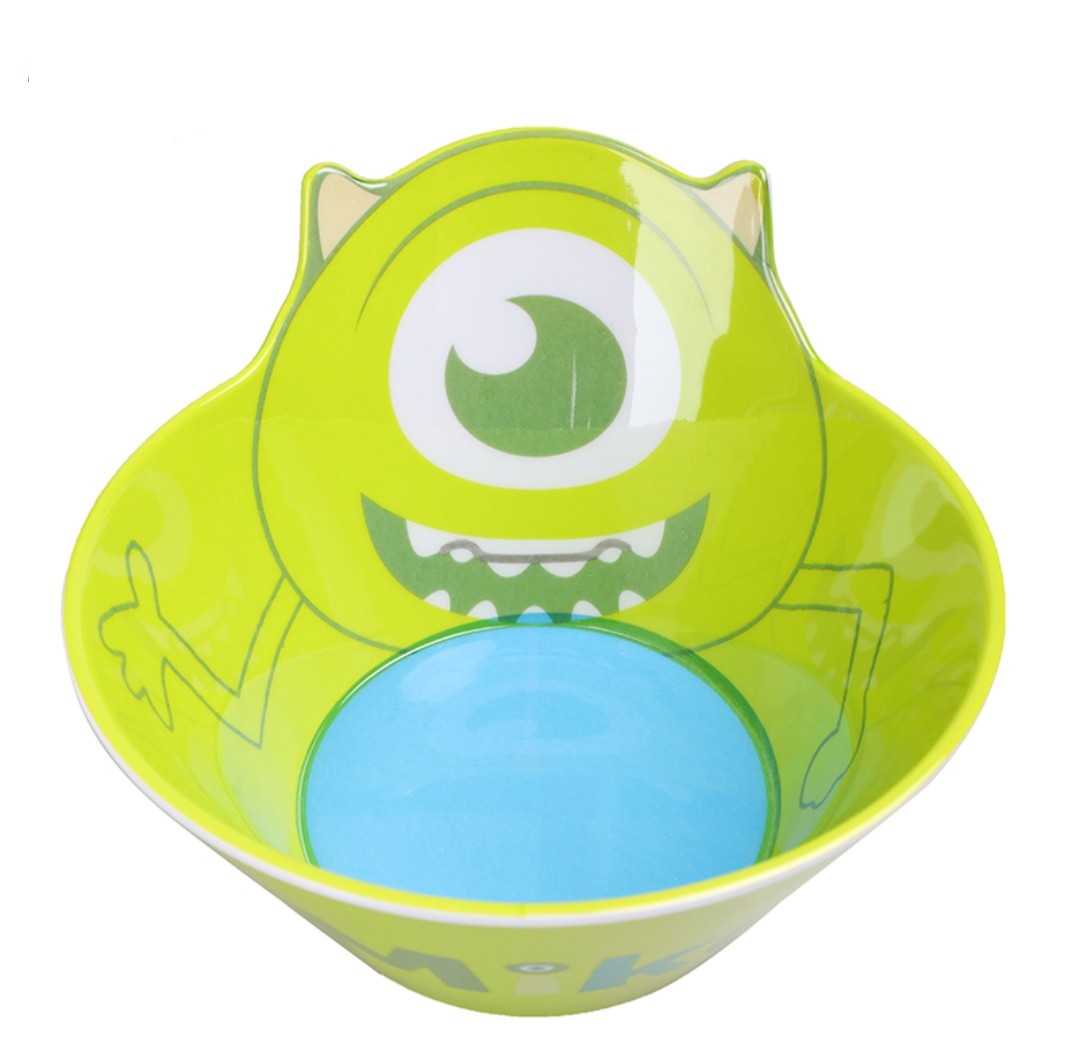 Chén tô ăn dặm melamine Disney hình Mike 3D cho bé trai