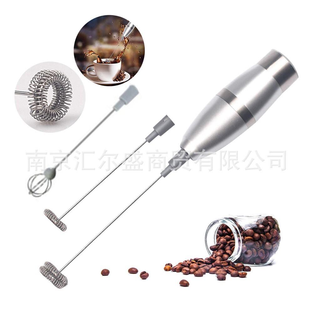 Máy Đánh Trứng, Tạo Bọt Sữa,Cafe Cầm Tay 3 Trong 1 Inox Cao Cấp #304