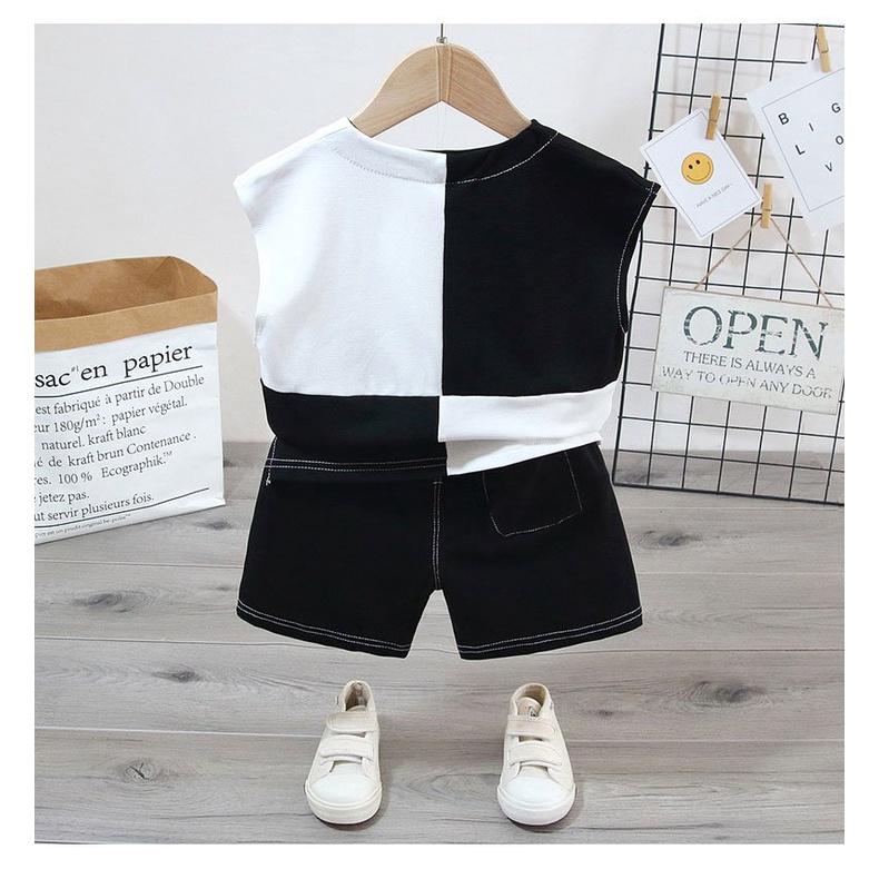 Bộ Cộc Tay Cho Bé Trai , Bộ thun Cộc Tay Cực Mát Từ 6-28kg -BABY SÓC