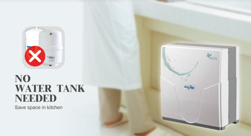 Máy lọc nước tinh khiết RO F700 không dùng bình chứa nhập khẩu Easywell Đài Loan