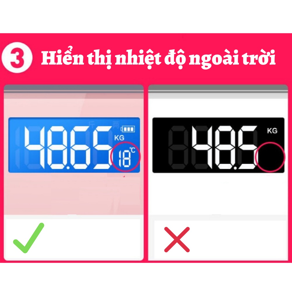 Cân sức khỏe điện tử độ chính xác cao chạy bằng pin – Tặng thước dây - Giao màu ngẫu nhiên