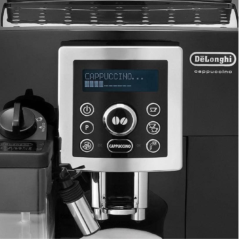 Máy Pha Cà Phê Tự Động DELONGHI ECAM 23.466.B, Máy Pha Cafe, Espresso, Cappuccino, Coffee Machine, 15 Bar, 2L, Nhập Đức