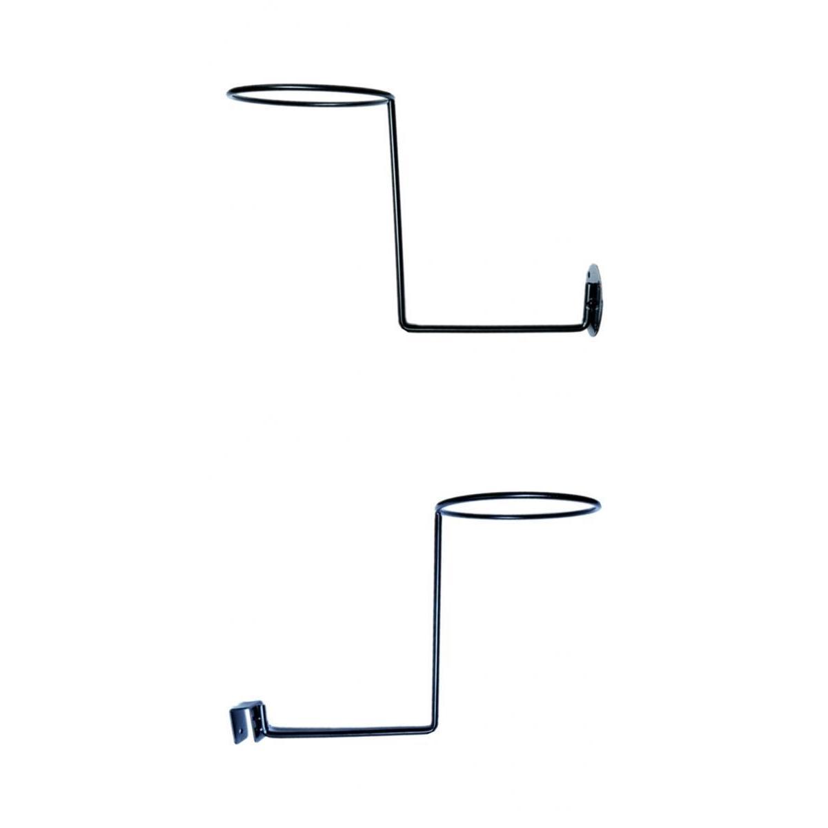 2pcs Holder Jacket Coat Storage Shelf Display Wall Hanger Metal Rack