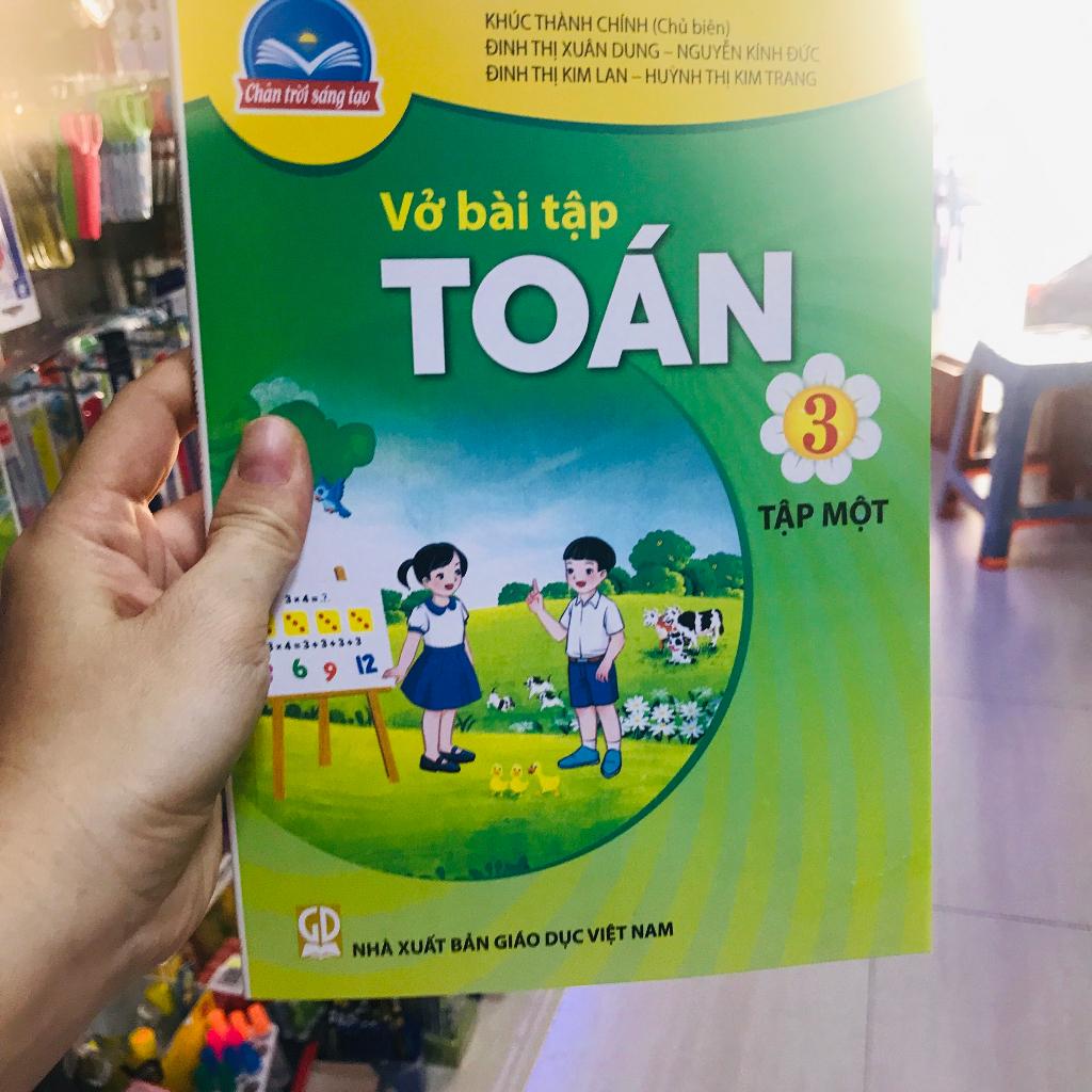 toán ,tiếng việt +vbt lớp 3 chân trời sáng tạo toán ,tiếng việt +vbt lớp 3 kem bìa bao