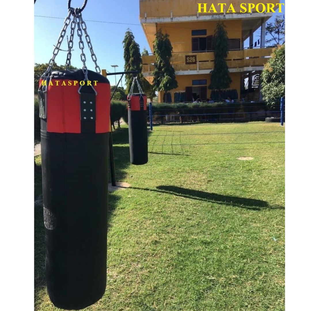 Bao cát đấm bốc boxing vỏ thuật 1m dây xích đã nhồi hoàn thiện cao cấp HATA SPORT