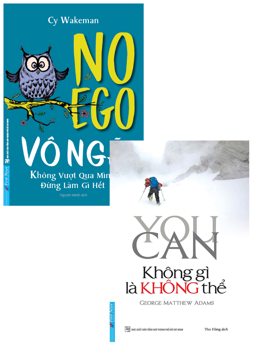 Combo Vô Ngã - Không Vượt Qua Mình Đừng Làm Gì Hết + You Can - Không Gì Là Không Thể (Bộ 2 Cuốn) _FN