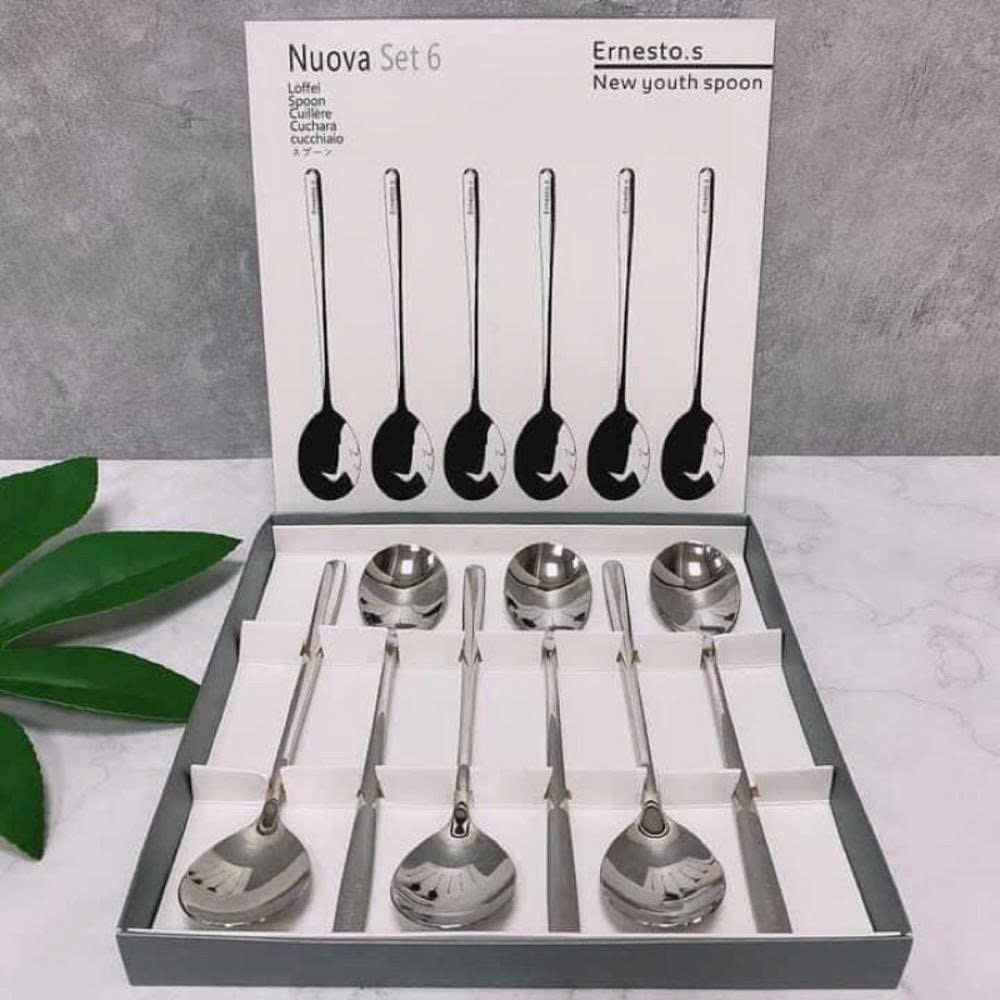 Bộ thìa 6 chiếc WMF Espresso Nuova Hàng chính hãng