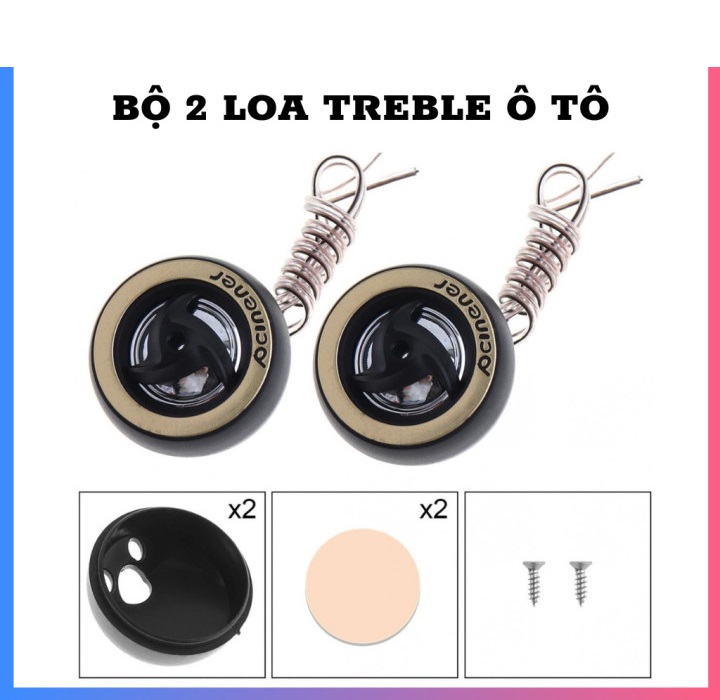 BỘ 2 LOA TRÉP Ô TÔ PICINER GIÁ RẺ - LOA TREBLE MINI - CHO LOA KÉO VÀ DÀN ÂM THANH NHỎ