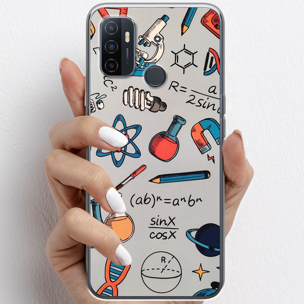 Ốp lưng cho Oppo A53, Oppo A93 nhựa TPU mẫu Dụng cụ hóa học