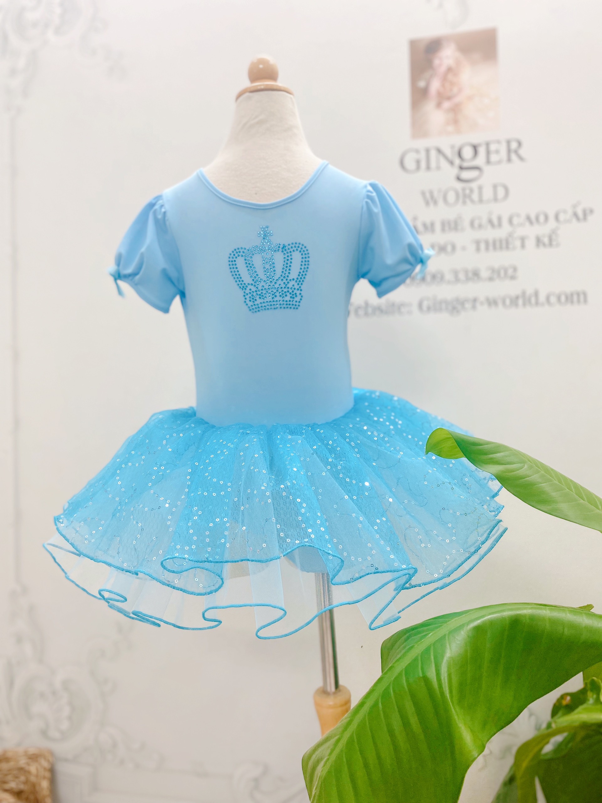 ĐẦM MÚA BALLET CHO BÉ PD398 GINGER WORLD