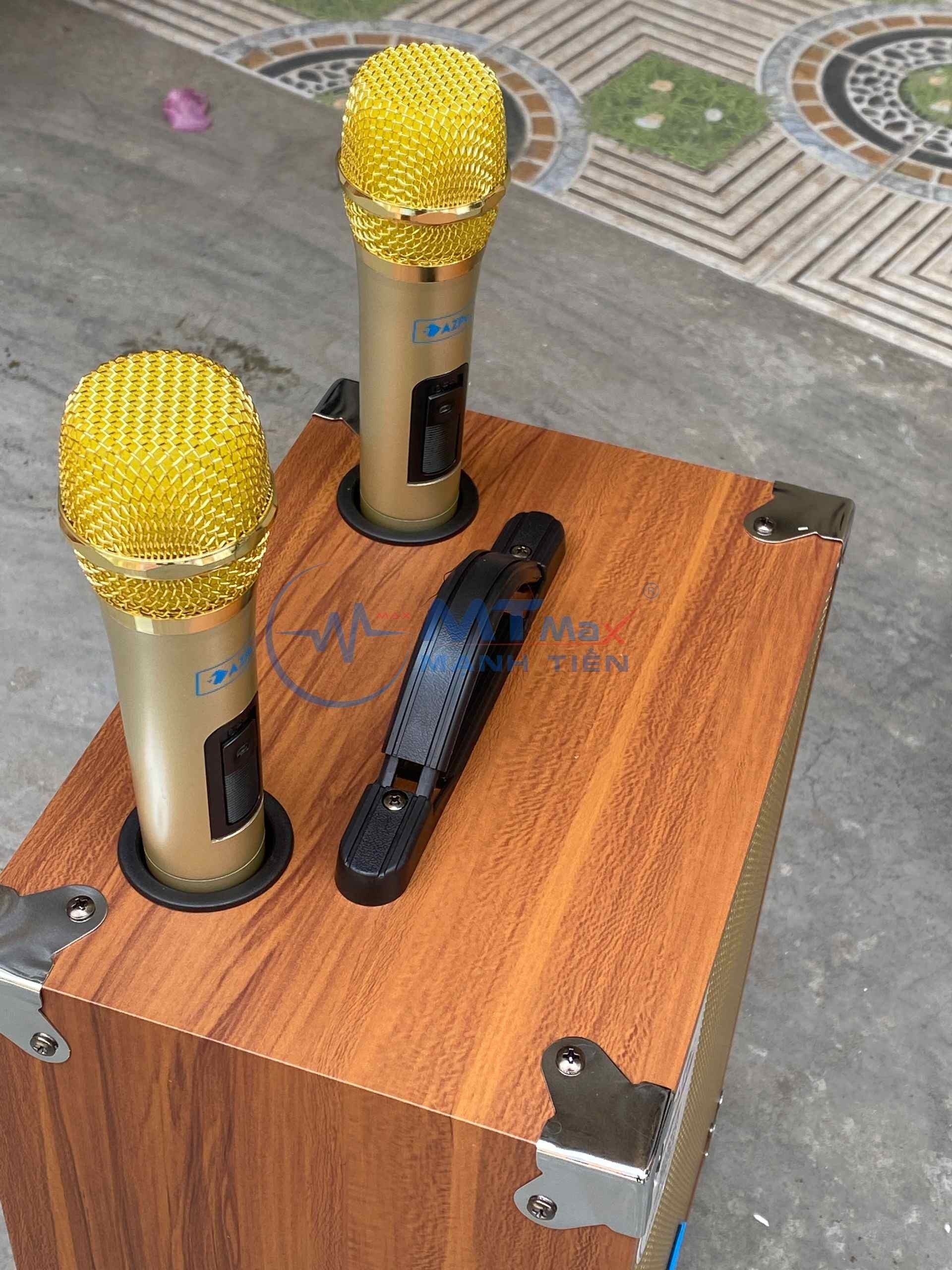 Loa karaoke AZPro AZ9  Bass 2 Tấc – Chống Hú cực tốt, Đầy Đủ Cổng Kết Nối  công suất