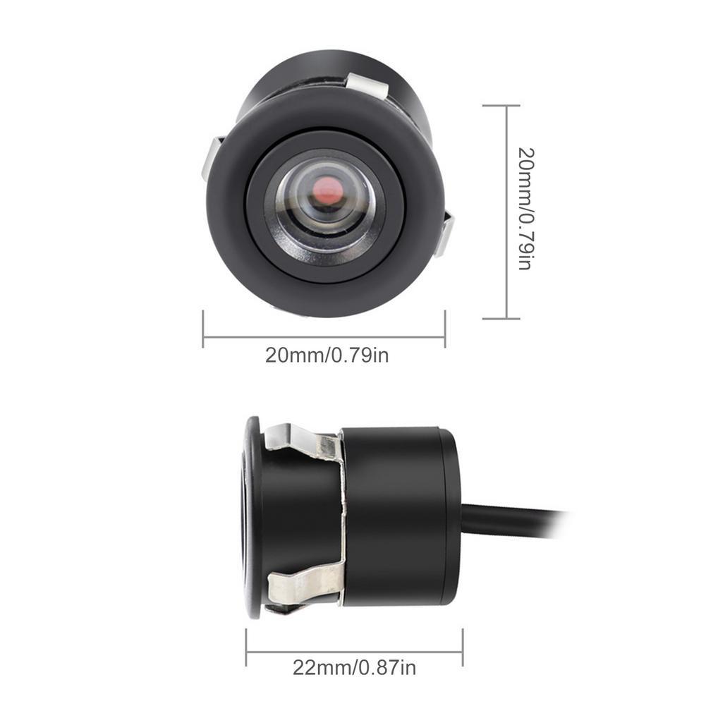 Camera Chiếu Hậu Tầm Nhìn Ban Đêm Góc Rộng 170 Độ Chống Thấm Nước Tiện Dụng Cho Xe Hơi
