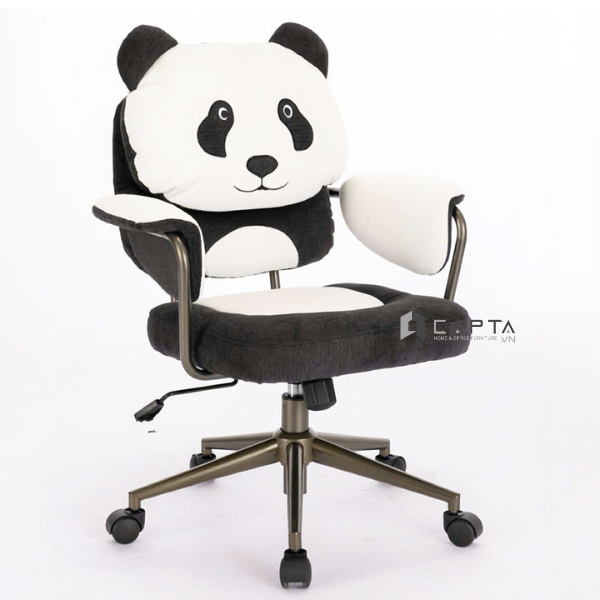 Ghế làm việc nhỏ gọn nệm vải Gấu trúc CE23002-F Nội thất Capta