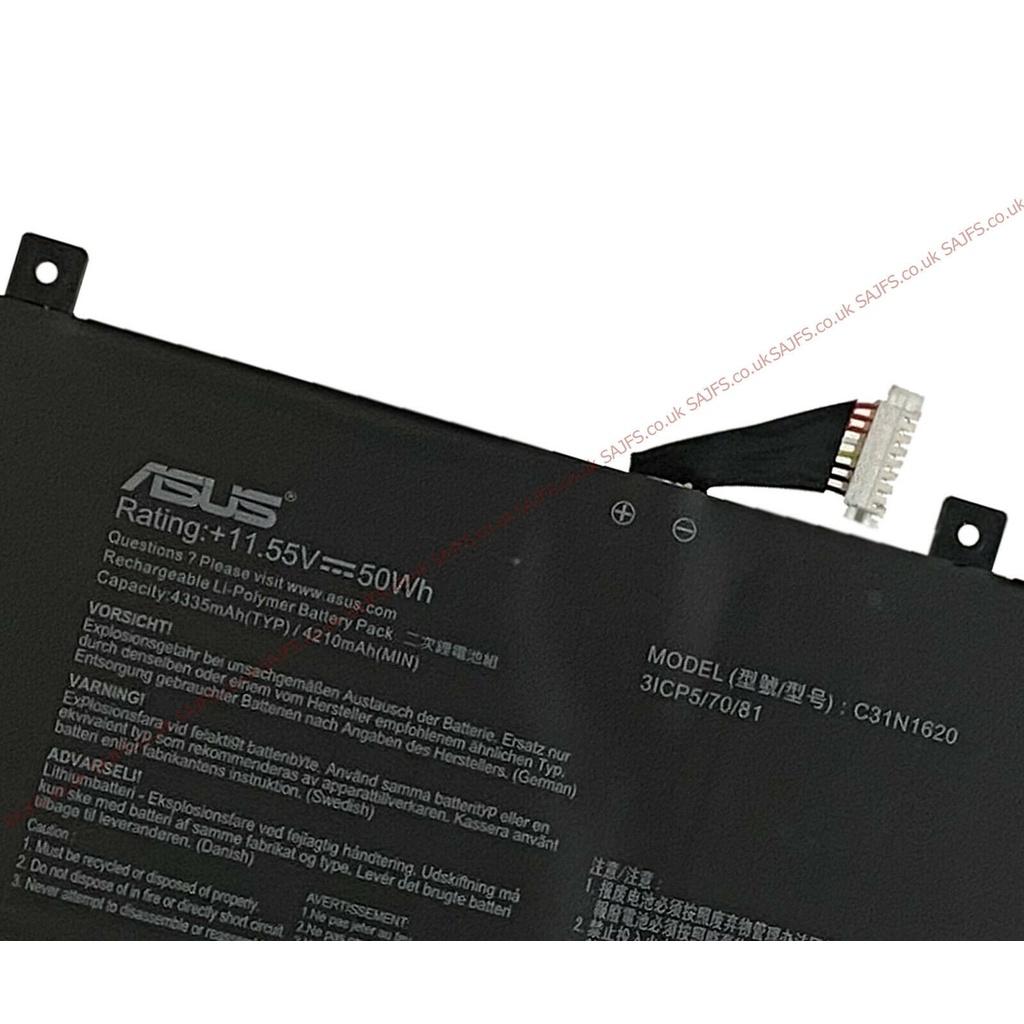 Pin Dùng Cho Laptop Asus UX430 UX430UQ PU404 PU404UF C31N1620 Battery (Original) 50Wh