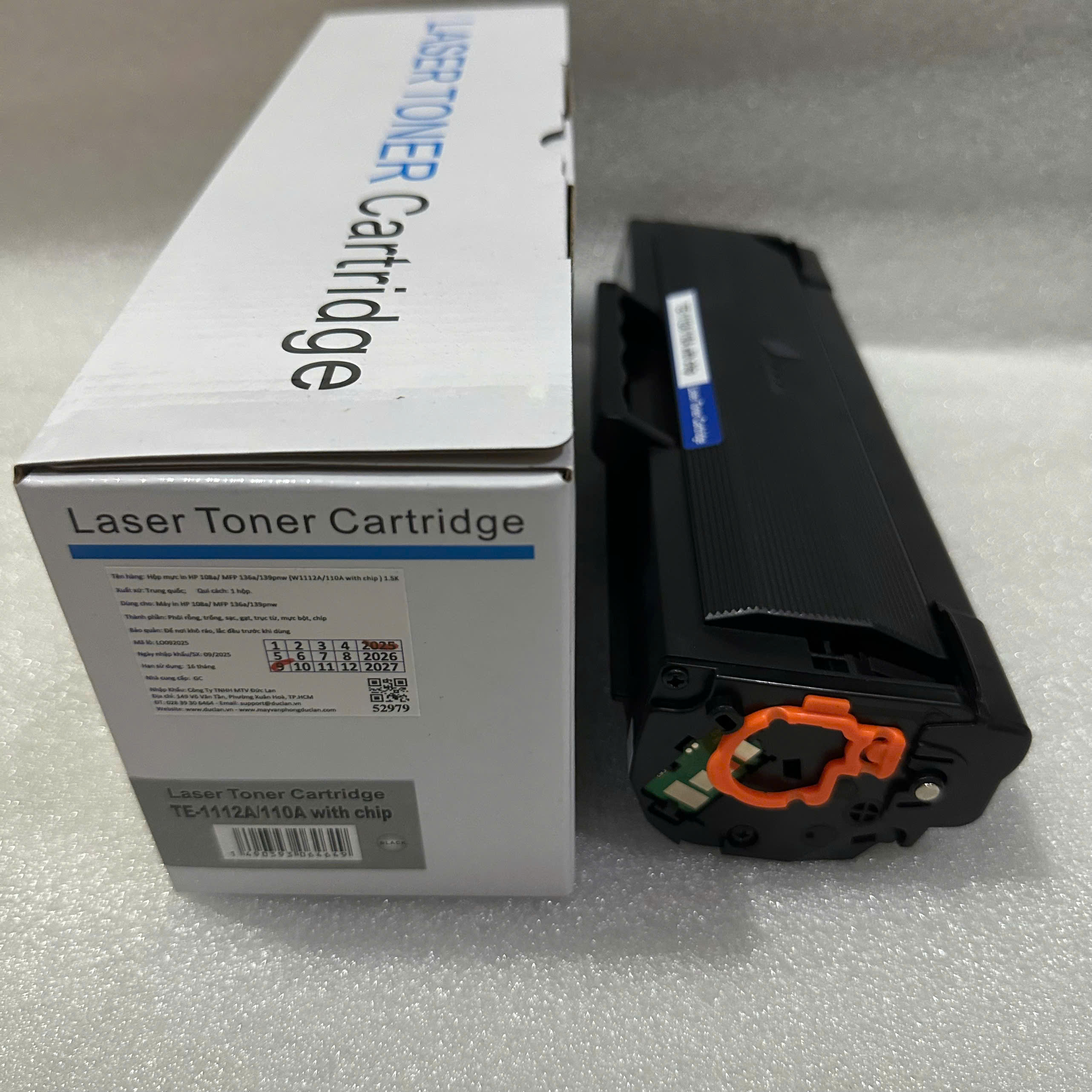 Hộp mực 110A (W1112A) TECH 1500 trang Dùng cho máy in HP 108A- 108W - MFP 136a - MFP 136w - MFP 139fnw - Hàng Nhập Khẩu