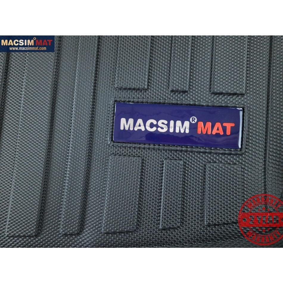 Thảm lót cốp xe ô tô Audi A5 2012-2017 nhãn hiệu Macsim chất liệu TPV cao cấp màu đen