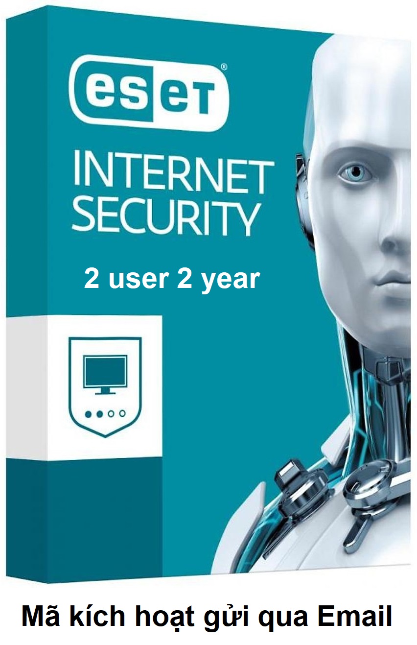 Phần mềm ESET INTERNET SECURITY 2 User 2 Year - Bản quyền 2 Máy/2 Năm - Hàng chính hãng - Online