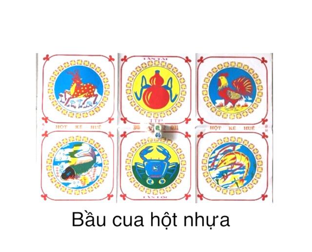 Bầu cua - combo bầu cua nhựa và múp