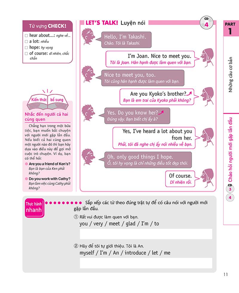 Sách Communicative English From Scratch (Kèm CD)