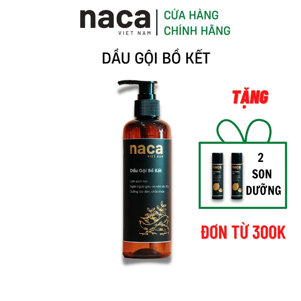 Dầu Gội Đầu Bồ Kết Naca Việt Nam Dầu Gội Bồ Kết Hết Gàu và Dưỡng Tóc Đen Chắc Khoẻ 300 ML