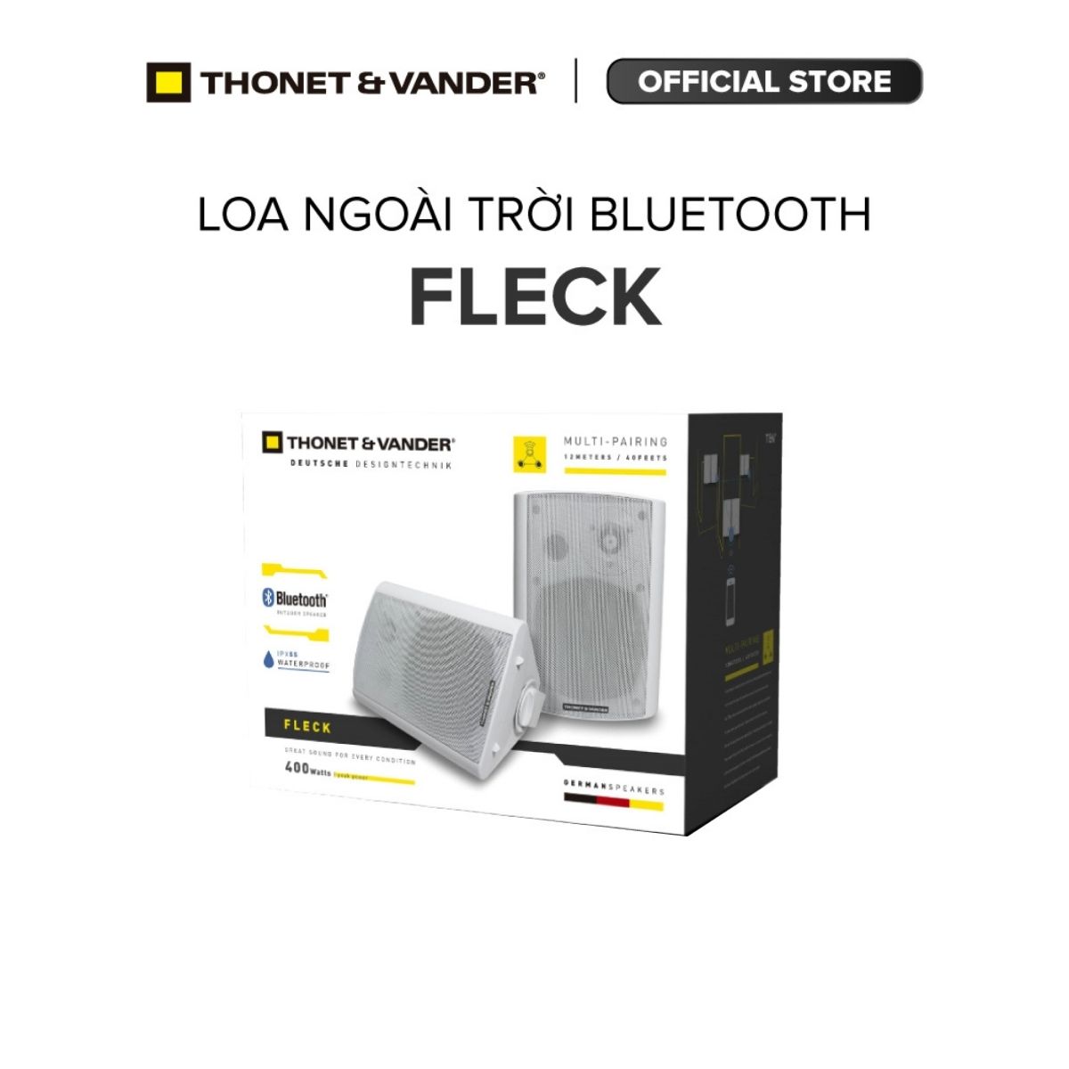 Loa Bluetooth ngoài trời Thonet &amp; Vander FLECK 7 BT OUTDOOR Hàng chính hãng