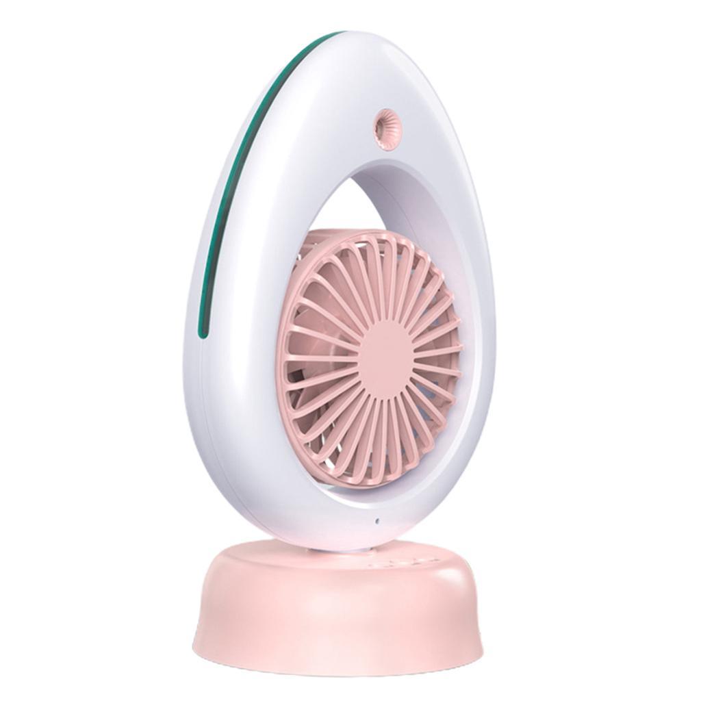 USB Fan Air Conditioner Spraying Mist Cooler Home Humidifier Handheld White
