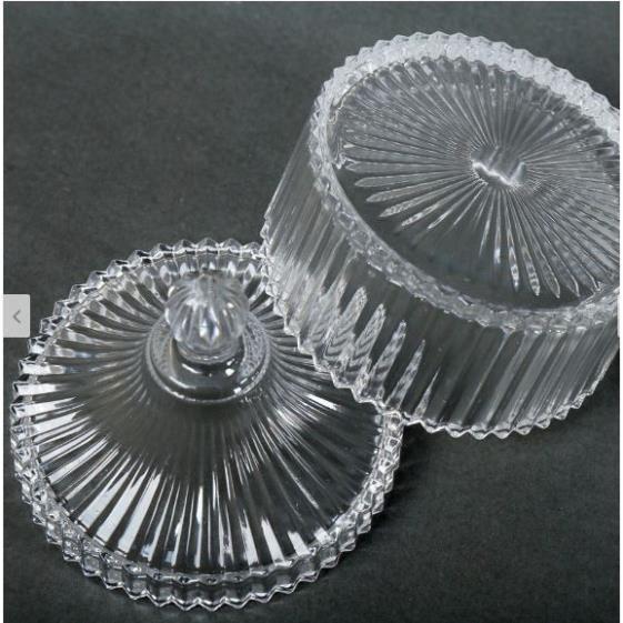 Thố thủy tinh đựng bánh mứt kẹo xinh xắn