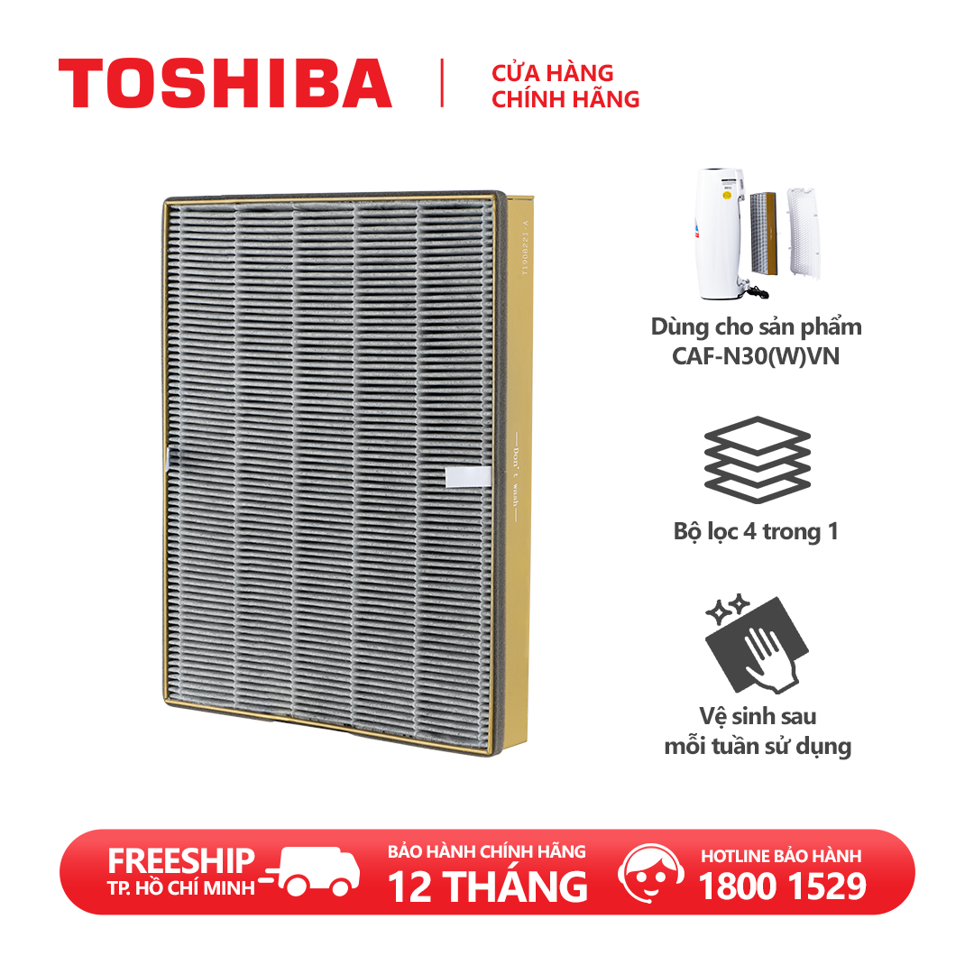 Bộ lọc thay thế Toshiba cho Máy Lọc Không Khí CAF-N30(W)VN - FC-30F - Hàng chính hãng