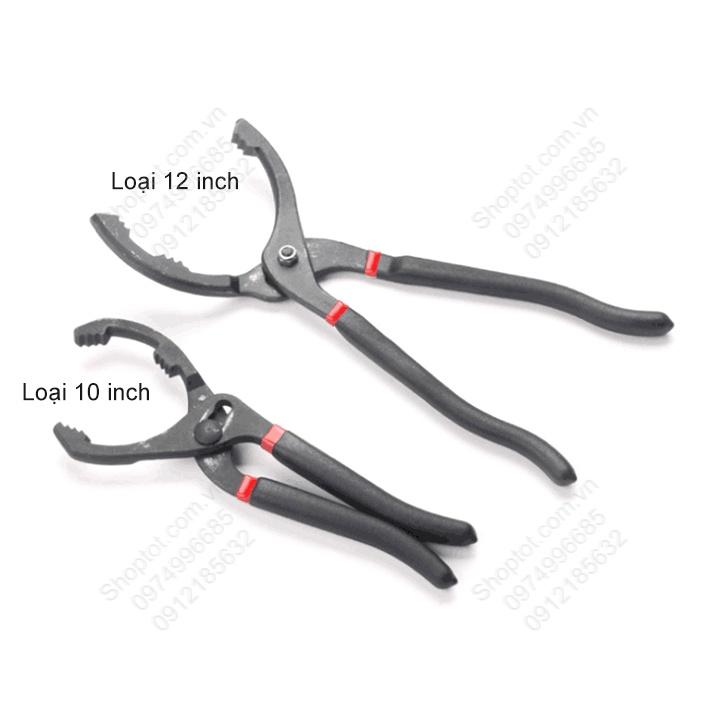 Kìm tháo đầu lọc dầu chuyên dụng, loại 10-12 inch tùy chọn