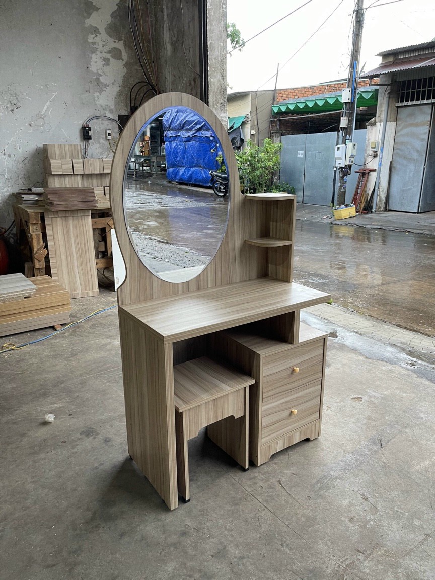 Bàn trang điểm MDF phủ melamine ngang 1M chống xước nhiều mẫu