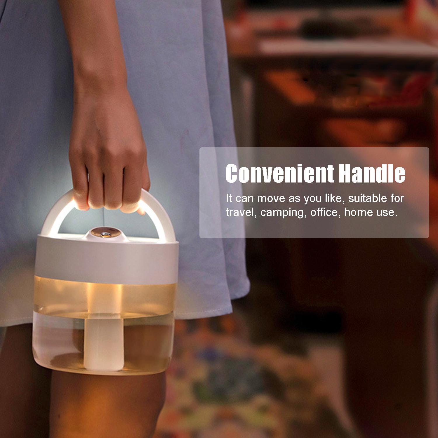 Máy khuếch tán tạo ẩm phun sương 1000mL với đèn LED nhiều màu sắc