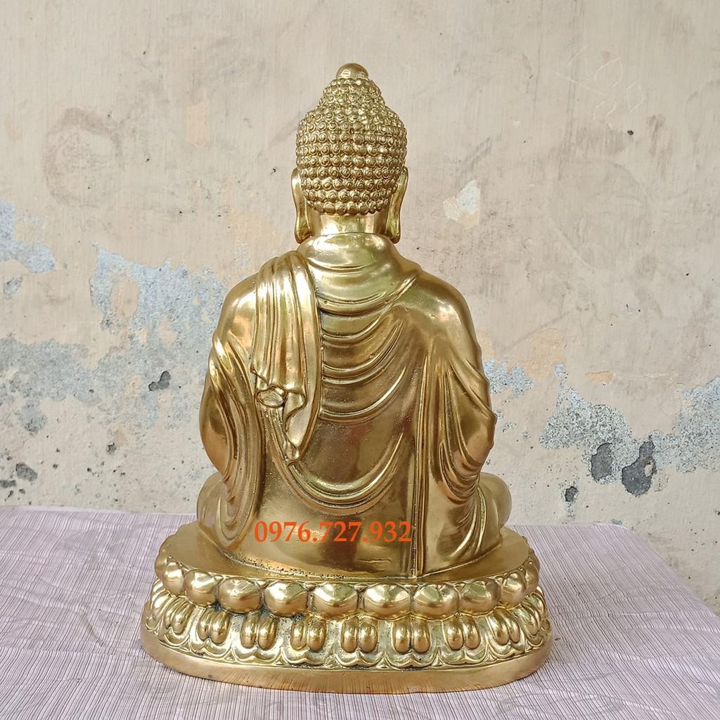 Tượng phật Thích Ca cao 30cm, bán tượng thích ca bằng đồng, giá tượng thích ca bằng đồng