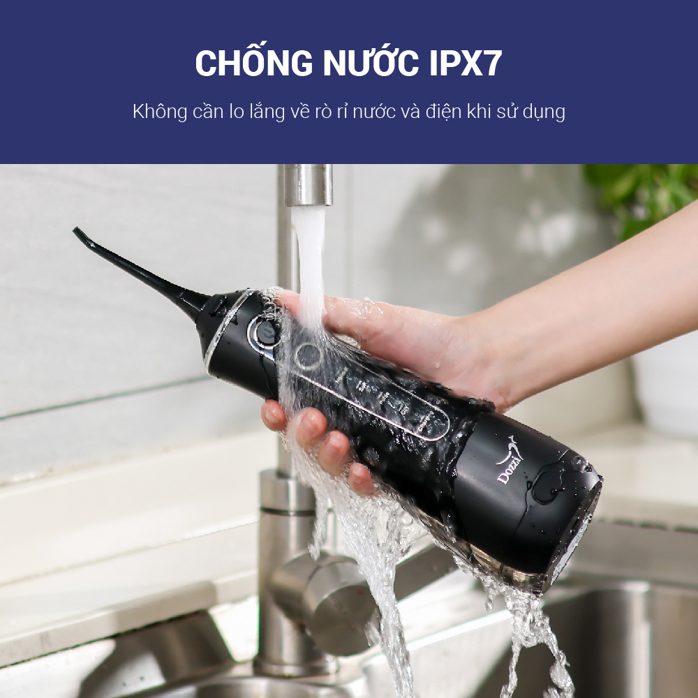 Máy tăm nước cầm tay DZE218 Dozzi (Hàng chính hãng)