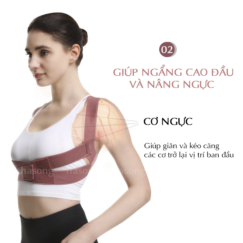 Đai bảo vệ vòng 1 khắc phục gù lưng cao cấp -Ha Song