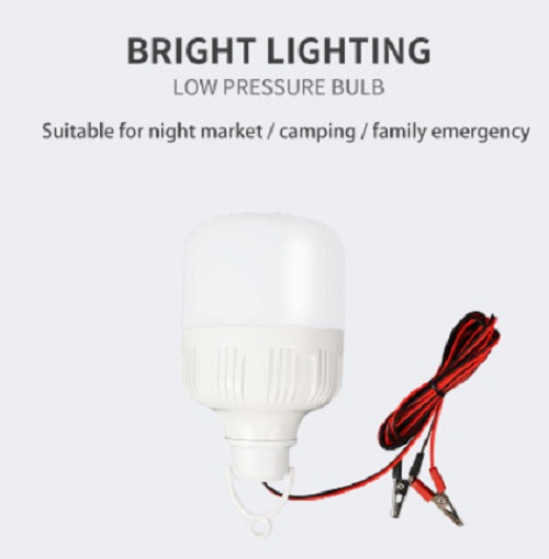 Bóng đèn led 12V đuôi xoáy, công suất 30w 40w 50w, đèn led ắc quy