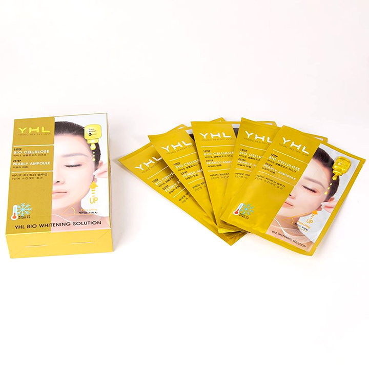 Mặt Nạ Sinh Học Hai Bước Hoàn Hảo - YHL Bio Whitening Solution (Hộp 5 Miếng)