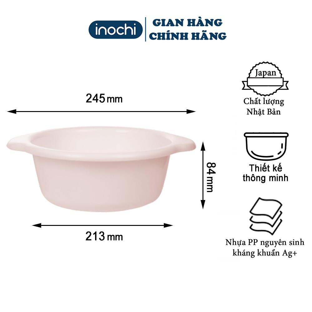 Thau rửa mặt -cho trẻ em nhựa nguyên sinh kháng khuẩn Ag+ cao cấp Notoro inochi 21/27/32 cm TRM01