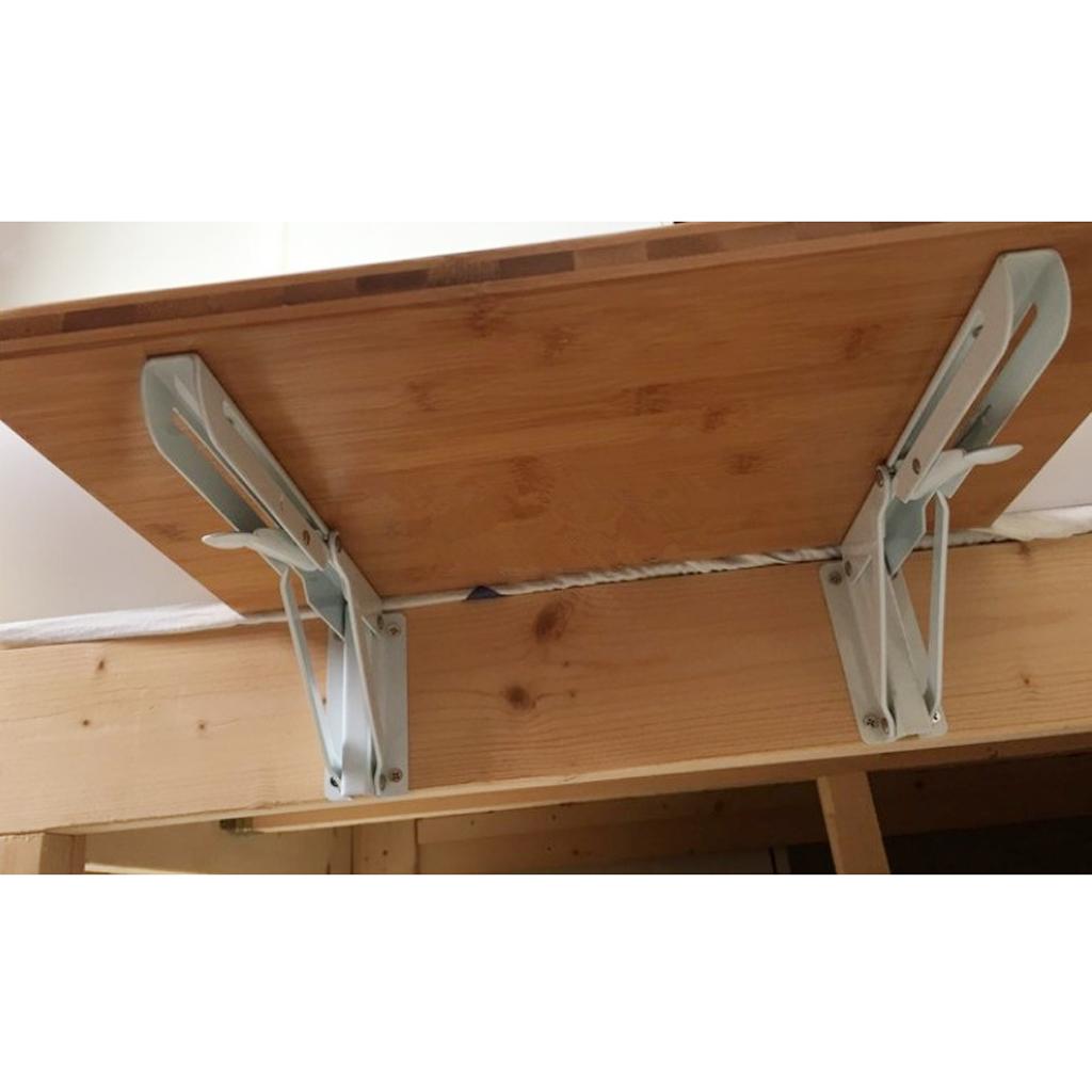 2Pcs Right Angle Bracket L Shape Shelf Support Joint Corner Brace 11inch
