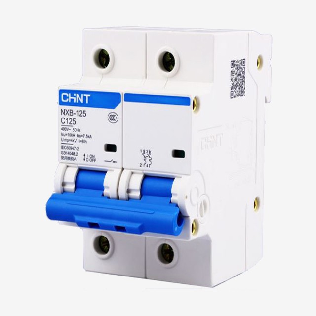 CB đóng ngắt, aptomat Chint 100A 2P 230V/400V