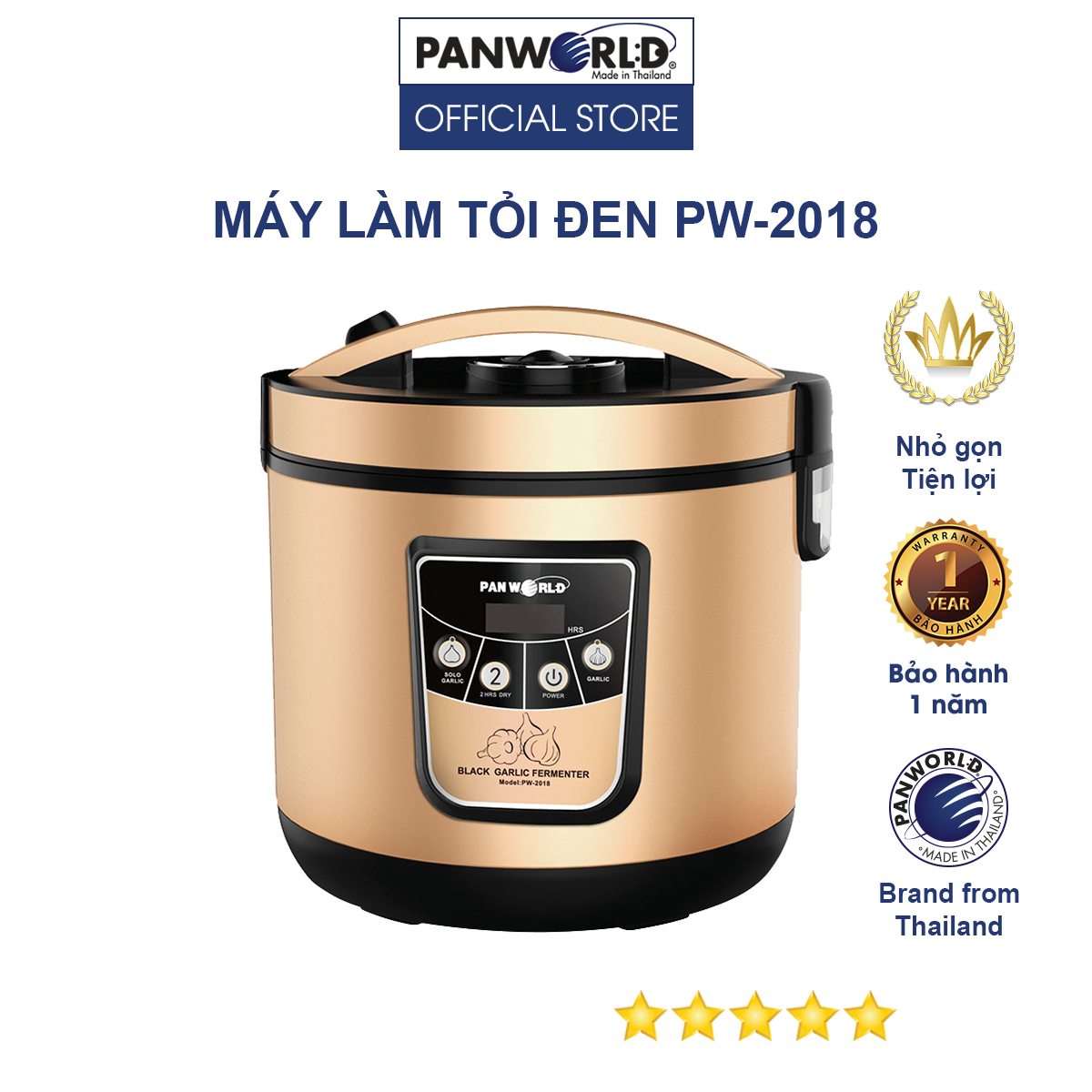 Máy làm tỏi đen Panworld PW-2018 - Hàng chính hãng