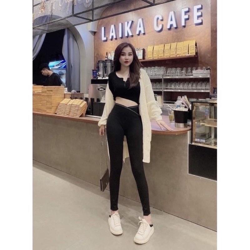 Quần Legging Cạp Cao SSportt ken bụng hack dáng full hộp sang chảnh