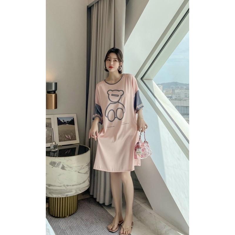 VÁY NGỦ SUÔNG RỘNG GẤU XINH