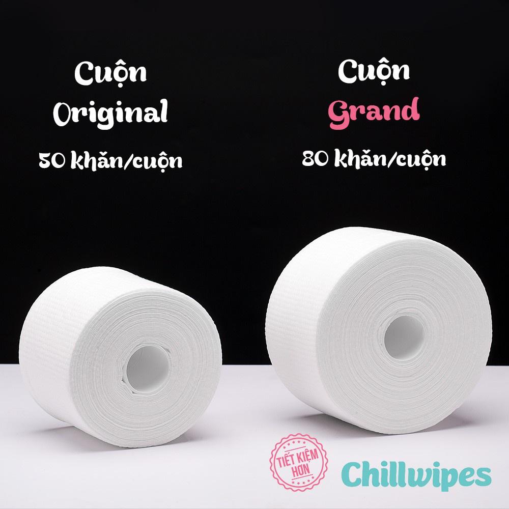 Khăn mặt khô Chillwipes dùng 1 lần lau khô, lau ướt - Giấy lau mặt dùng một lần