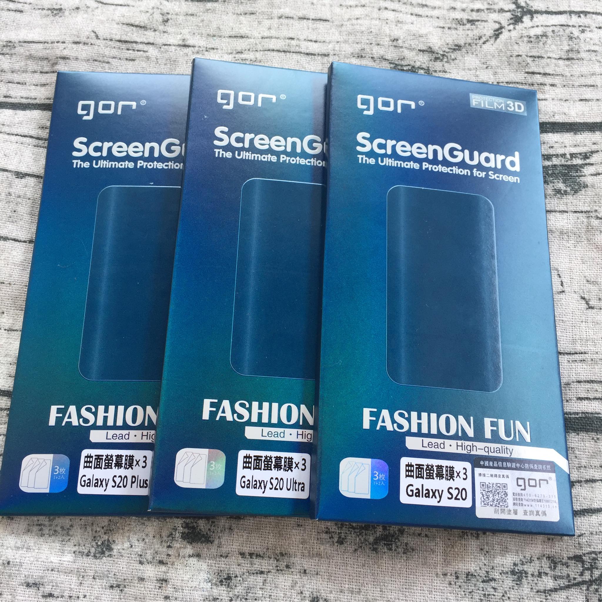 Bộ 4 miếng dán dẻo Gor Samsung S20 - Hàng nhập khẩu
