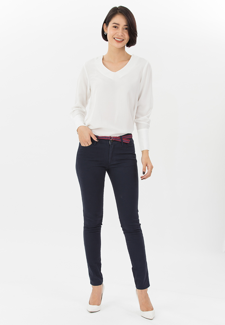 Quần Dài Nữ Giordano Khaki Pants 05416036