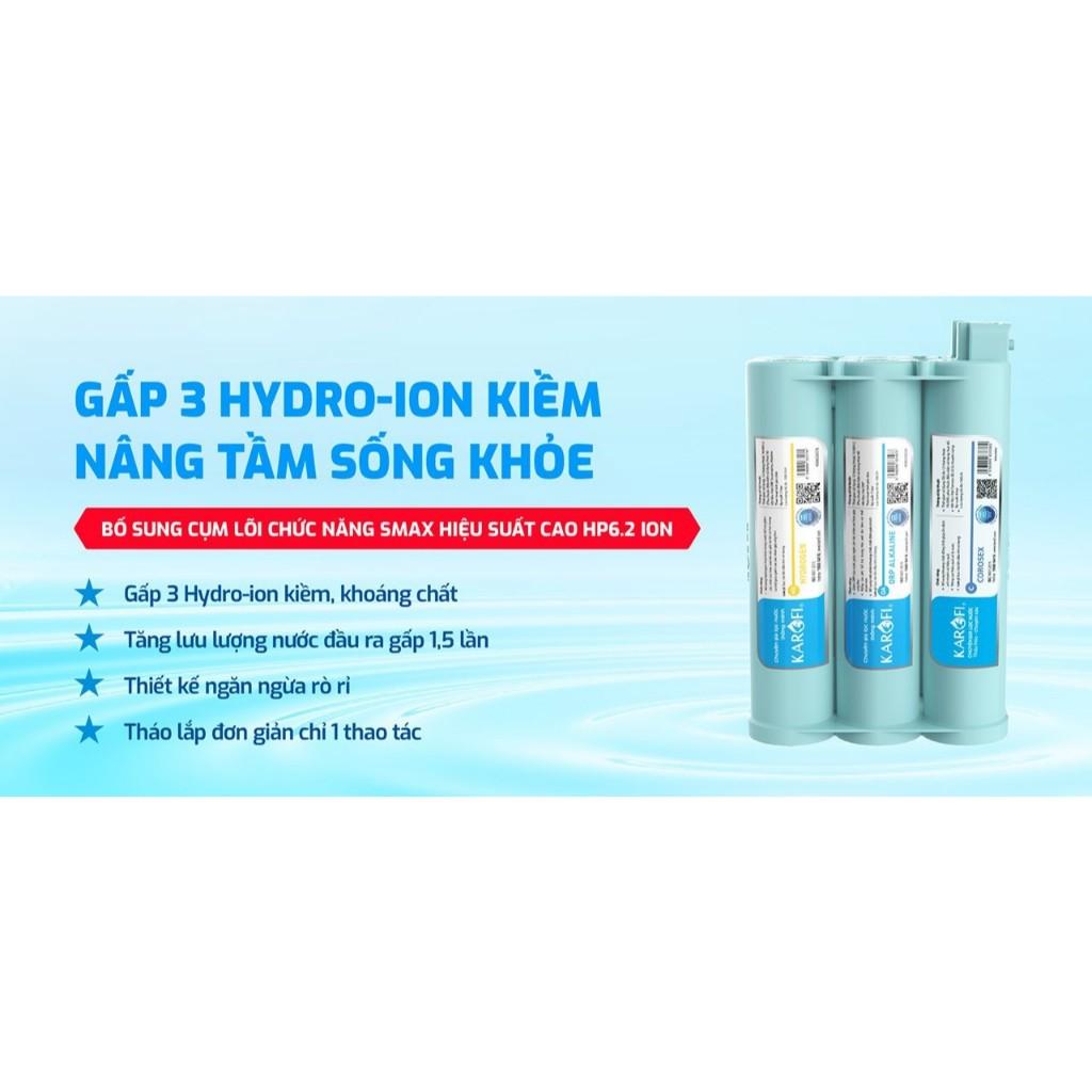 Máy chuyển đổi Hydro-ion kiềm Karofi KAE-S16 - 2 Điện cực Titan phủ Bạch Kim - Công nghệ AioTec - Hàng Chính Hãng